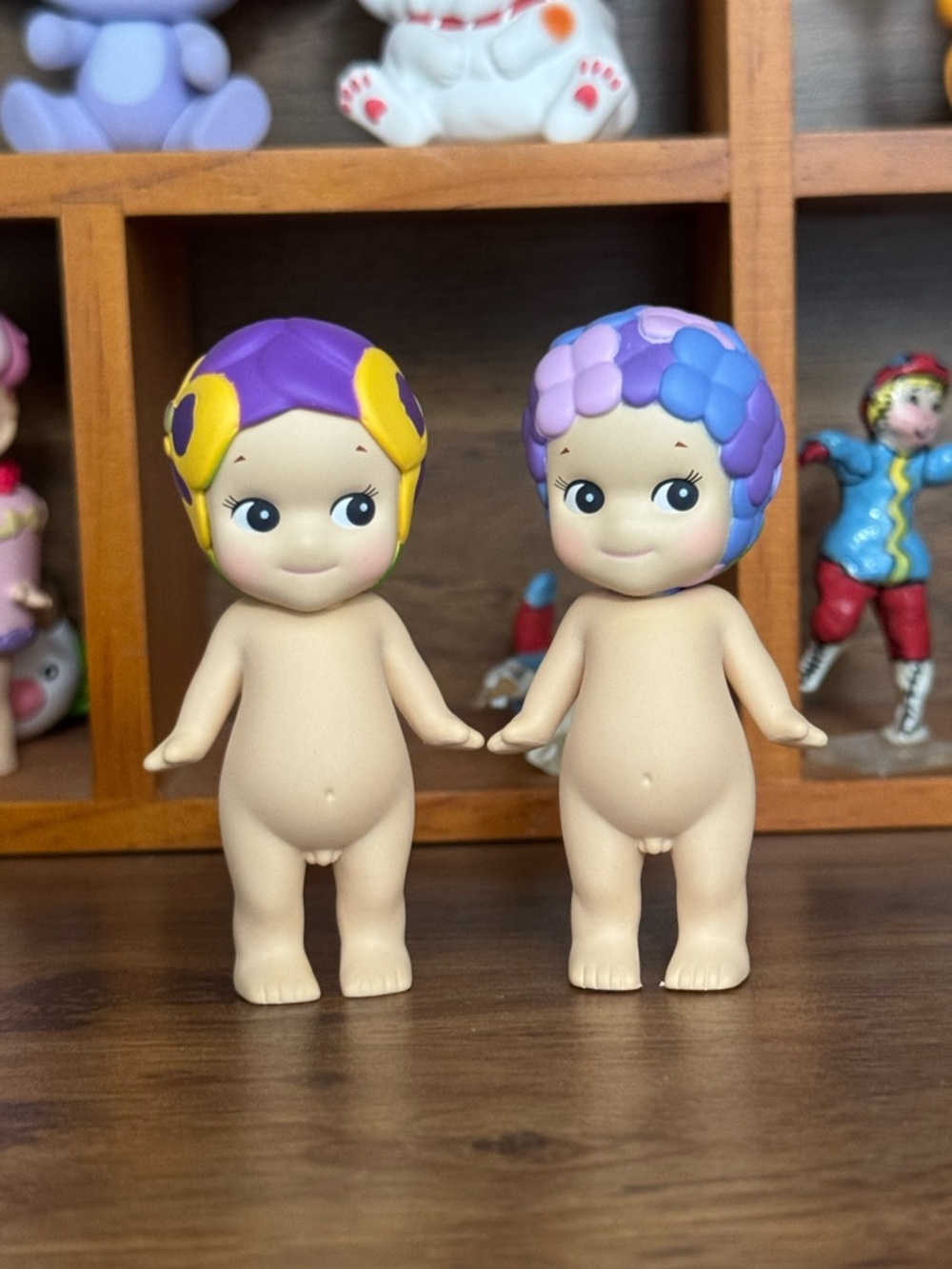 Sonny Angel lot of 2 NO boxes flower series like new 100%  authentic